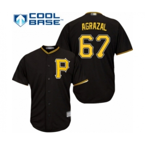 Youth Pittsburgh Pirates #67 Dario Agrazal Authentic Black Alternate Cool Base Baseball Player Jersey - Ujersey