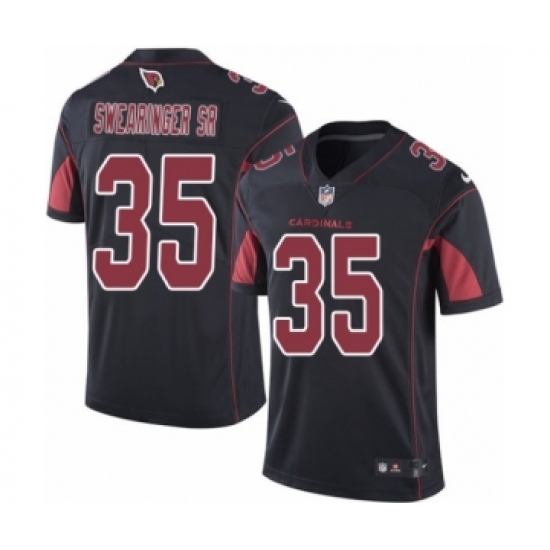 Youth Nike Arizona Cardinals #35 D.J. Swearinger SR Limited Black Rush Vapor Untouchable NFL Jersey - Ujersey