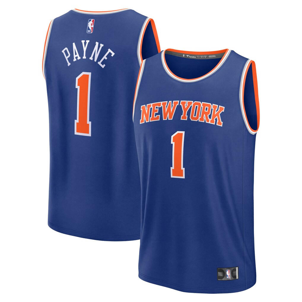 Men's New York Knicks Cameron Payne Fanatics Blue Fast Break Replica Player Jersey - Icon Edition - SUjersey01