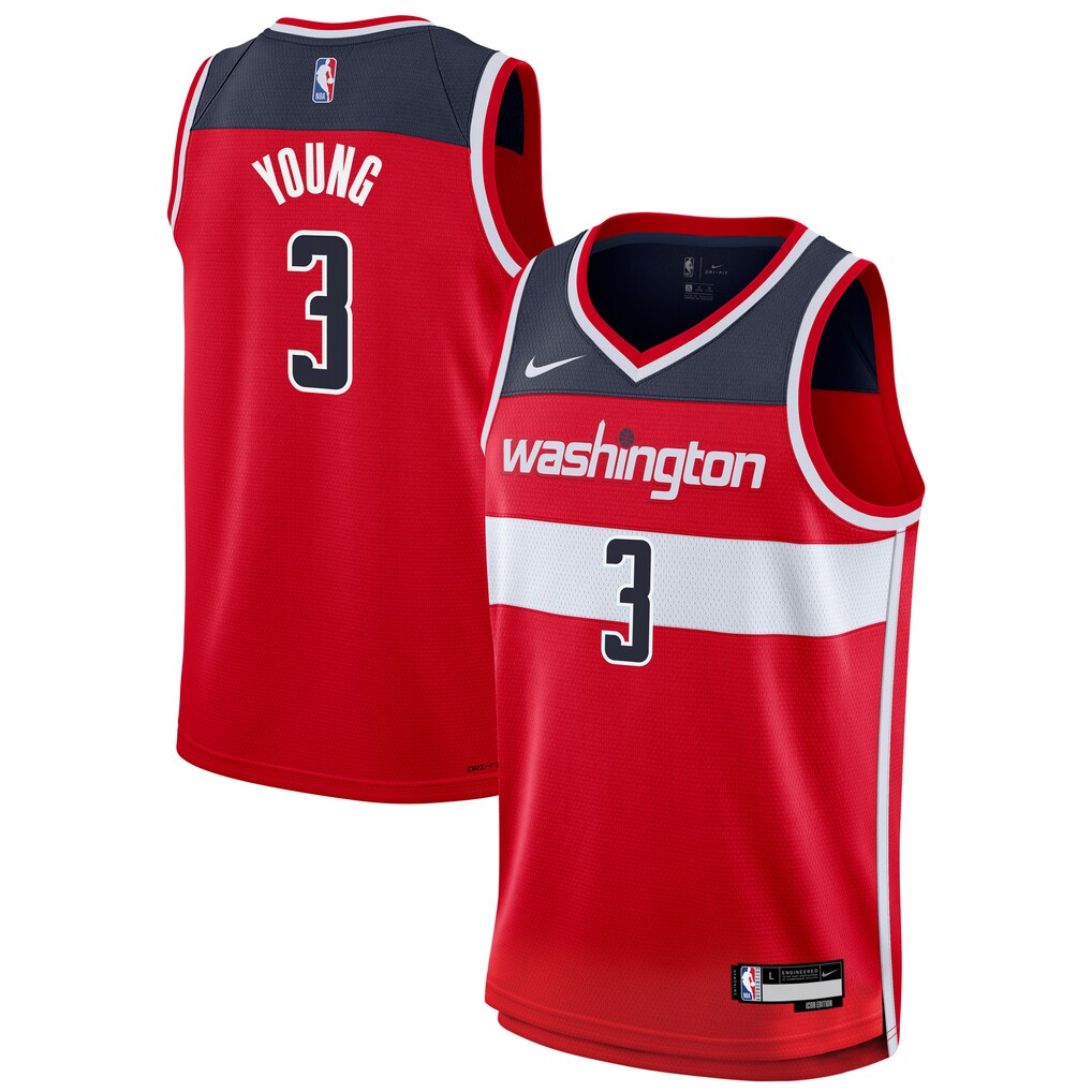 Youth Washington Wizards Trae Young Nike Red Swingman Jersey - Icon Edition - Ujersey