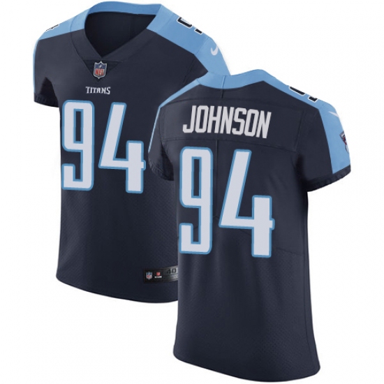 Men's Nike Tennessee Titans #94 Austin Johnson Navy Blue Alternate Vapor Untouchable Elite Player NFL Jersey - Ujersey