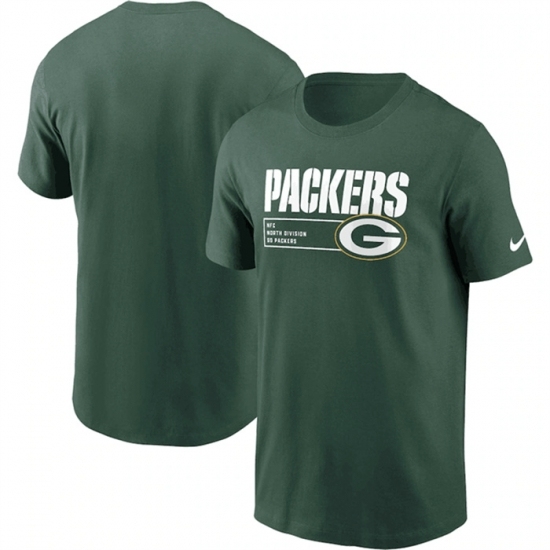 Men's Green Bay Packers Green Division Essential T Shirt - Ujersey NHL