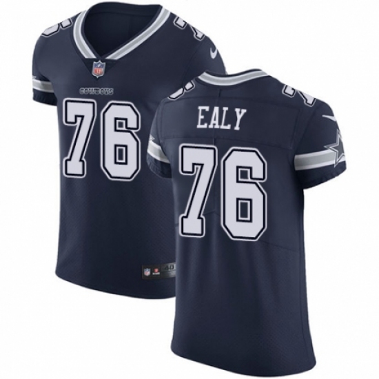 Men's Nike Dallas Cowboys #76 Kony Ealy Navy Blue Team Color Vapor Untouchable Elite Player NFL Jersey - Ujersey