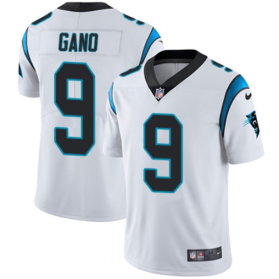 Youth Nike Carolina Panthers #9 Graham Gano White Vapor Untouchable Limited Player NFL Jersey - Ujersey