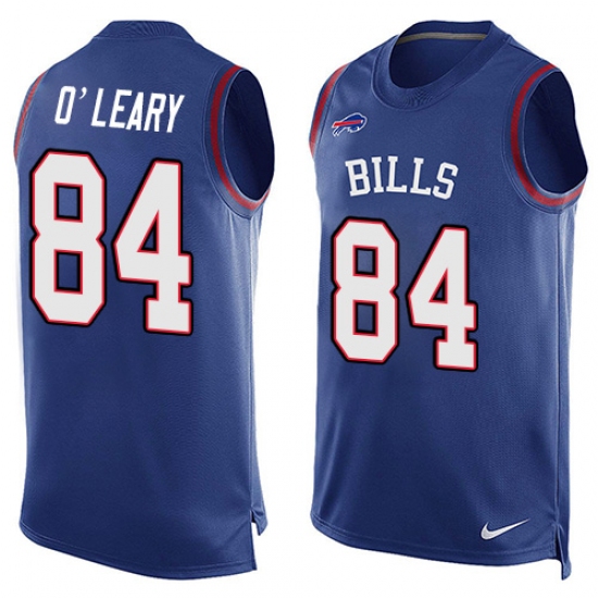 Men's Nike Buffalo Bills #84 Nick O'Leary Limited Royal Blue Player Name & Number Tank Top NFL Jersey - Ujersey