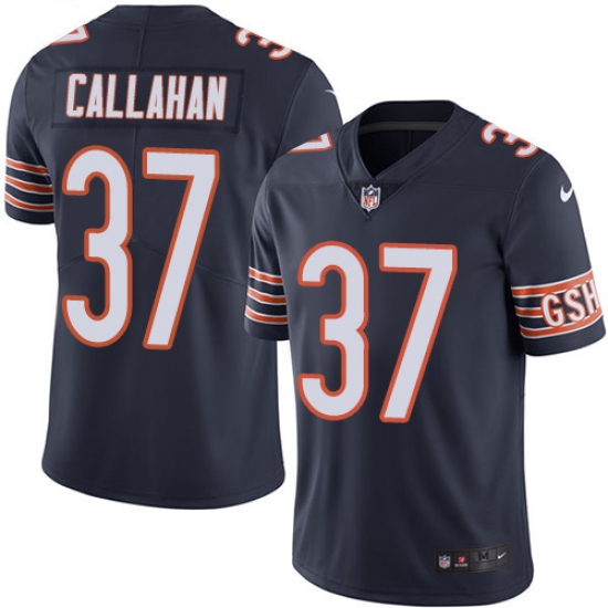 Youth Nike Chicago Bears #37 Bryce Callahan Navy Blue Team Color Vapor Untouchable Limited Player NFL Jersey - Ujersey