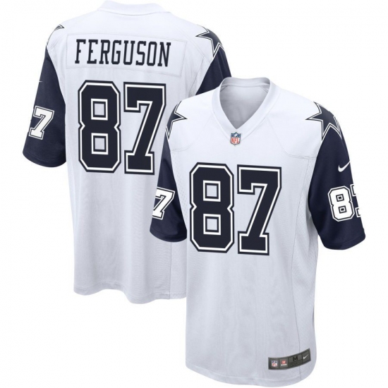 Men's Dallas Cowboys #87 Jake Ferguson Rush limited Stitched Jersey - Ujersey