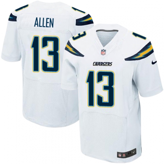 Men's Nike Los Angeles Chargers #13 Keenan Allen New Elite White NFL Jersey - Ujersey