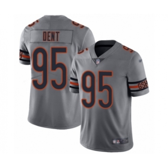 Youth Chicago Bears #95 Richard Dent Limited Silver Inverted Legend Football Jersey - Ujersey