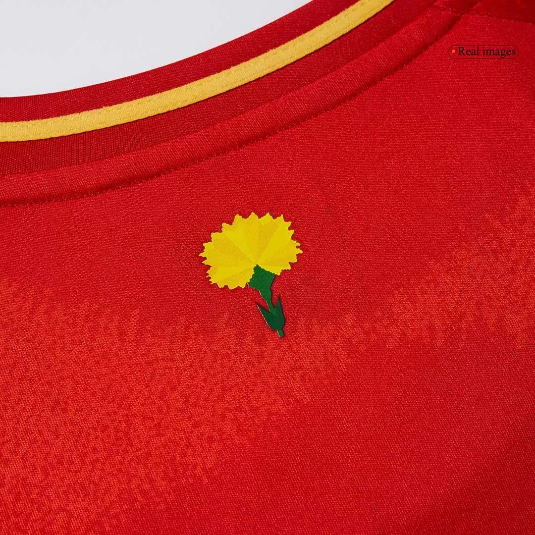 Spain Soccer Jersey Home Custom Shirt EURO 2024 - ujerseystore