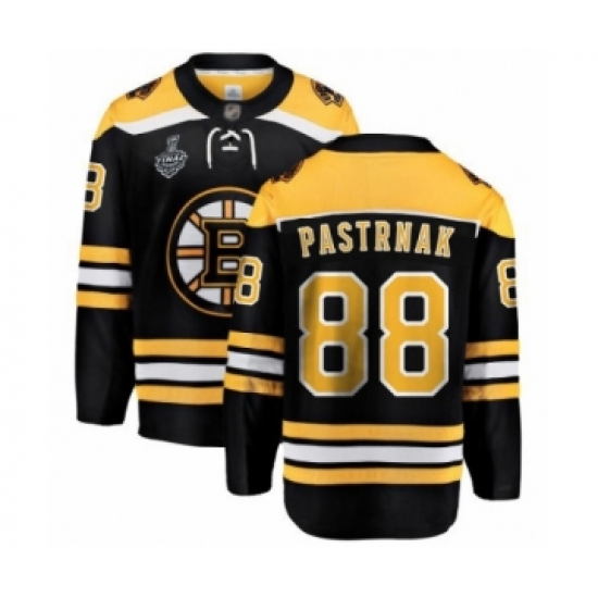 Youth Boston Bruins #88 David Pastrnak Authentic Black Home Fanatics Branded Breakaway 2019 Stanley Cup Final Bound Hockey Jersey - Ujersey
