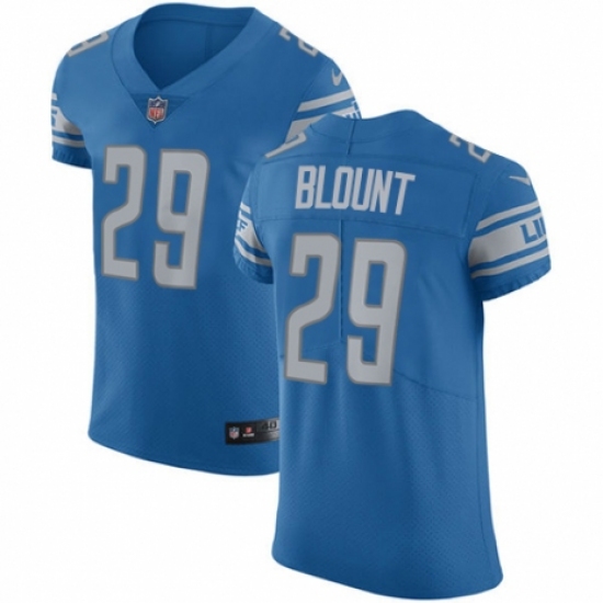 Men's Nike Detroit Lions #29 LeGarrette Blount Blue Team Color Vapor Untouchable Elite Player NFL Jersey - Ujersey