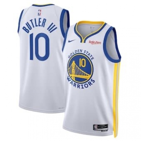 Men's Golden State Warriors #10 Jimmy Butler III White Fanatics Royal Fast Break Replica Player Jersey - Ujersey