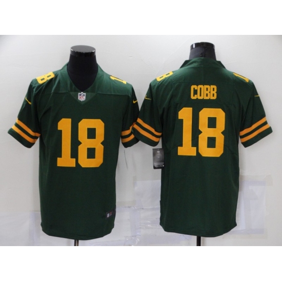 Men's Nike Green Bay Packers #18 Randall Cobb Green Alternate Vapor Limited Player Jersey - Ujersey