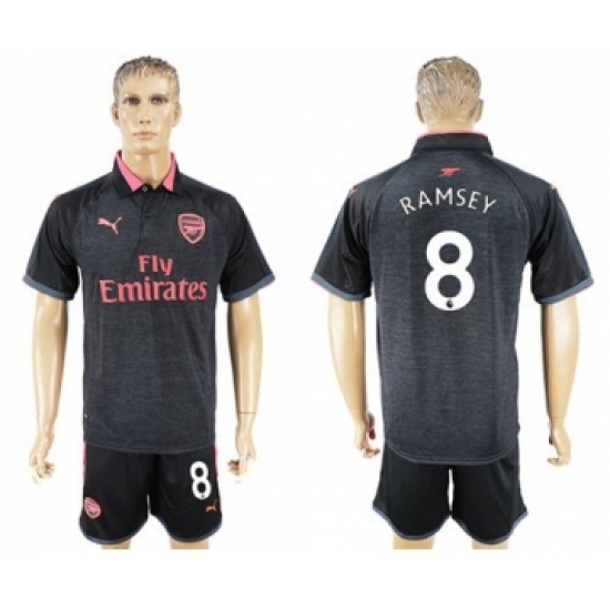 Arsenal #8 Ramsey Sec Away Soccer Club Jersey