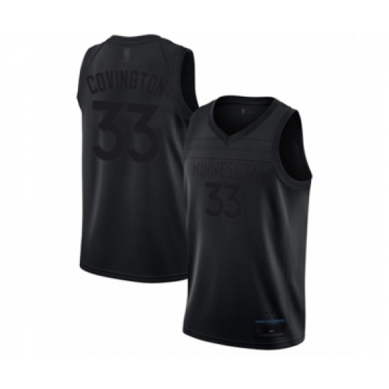 Men's Minnesota Timberwolves #33 Robert Covington Swingman Black MVP Basketball Jersey - Ujersey