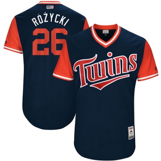 Men's Majestic Minnesota Twins #26 Max Kepler 