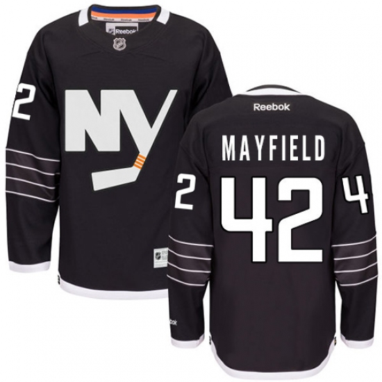 Youth Reebok New York Islanders #42 Scott Mayfield Premier Black Third NHL Jersey - Ujersey