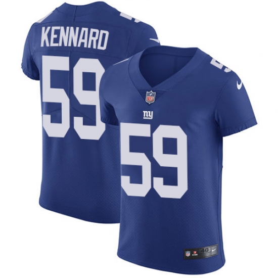 Men's Nike New York Giants #59 Devon Kennard Elite Royal Blue Team Color NFL Jersey - Ujersey