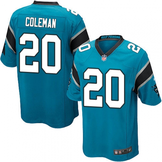 Men's Nike Carolina Panthers #20 Kurt Coleman Game Blue Alternate NFL Jersey - Ujersey