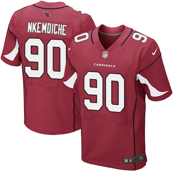 Men's Nike Arizona Cardinals #90 Robert Nkemdiche Elite Red Team Color NFL Jersey - Ujersey