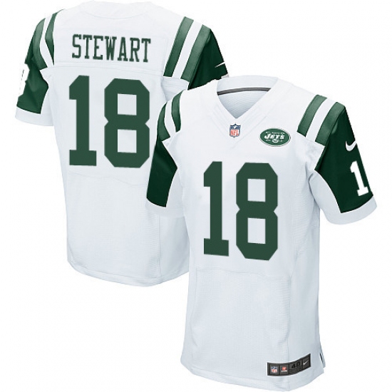 Men's Nike New York Jets #18 ArDarius Stewart Elite White NFL Jersey - Ujersey