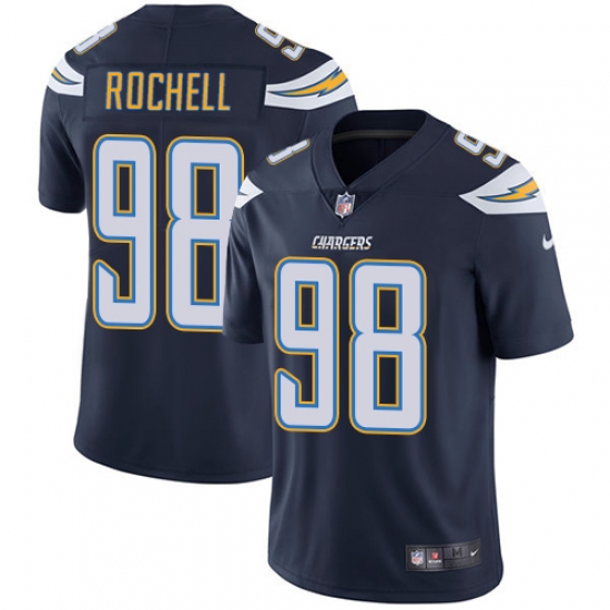 Youth Nike Los Angeles Chargers #98 Isaac Rochell Navy Blue Team Color Vapor Untouchable Limited Player NFL Jersey - Ujersey