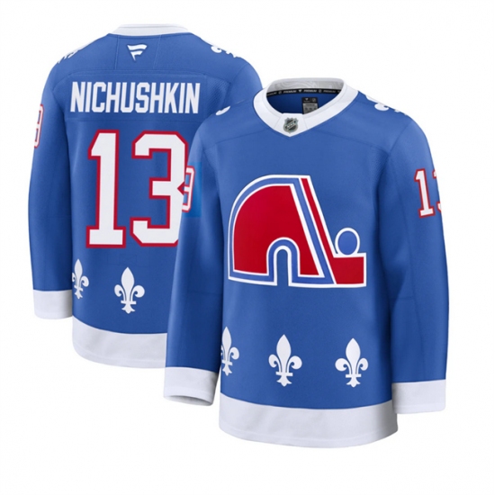 Men's Colorado Avalanche #13 Valeri Nichushkin Blue 2025 Alternate Stitched Jersey - Ujersey