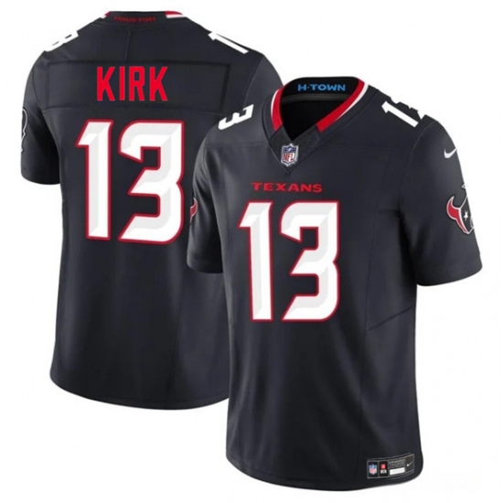 Men's Houston Texans #13 Christian Kirk Navy 2025 F.U.S.E. Vapor Limited Football Stitched Jersey - Ujersey