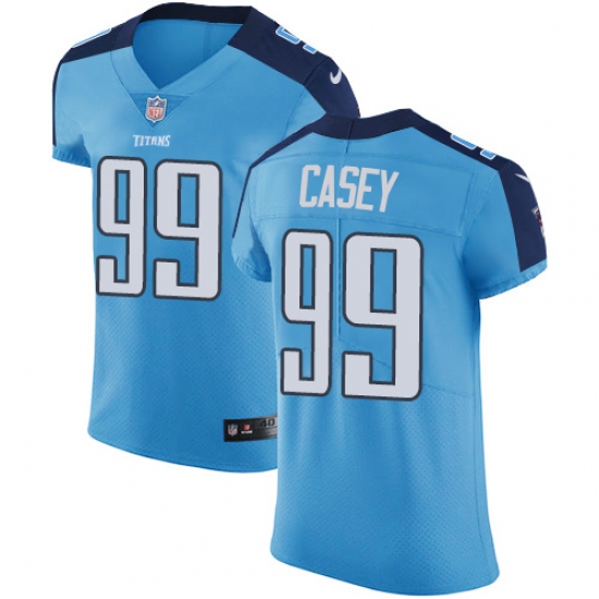 Men's Nike Tennessee Titans #99 Jurrell Casey Light Blue Team Color Vapor Untouchable Elite Player NFL Jersey - Ujersey