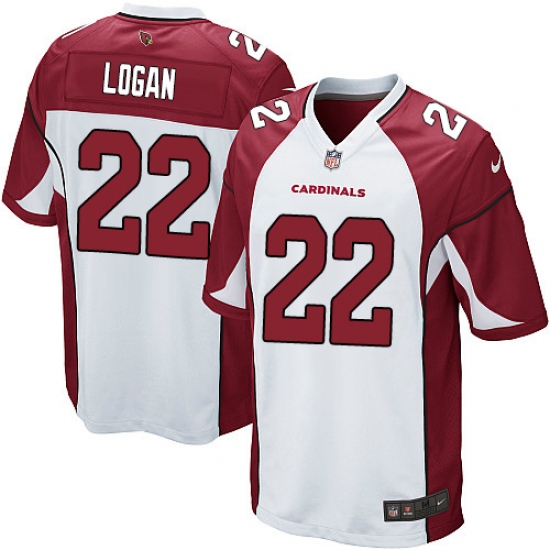 Men's Nike Arizona Cardinals #22 T. J. Logan Game White NFL Jersey - Ujersey