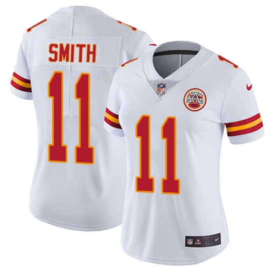 Women's Nike Kansas City Chiefs #11 Alex Smith Elite White NFL Jersey - Ujersey