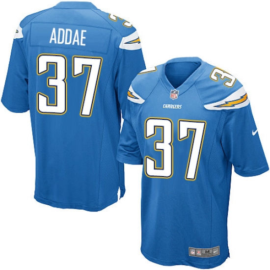 Men's Nike Los Angeles Chargers #37 Jahleel Addae Game Electric Blue Alternate NFL Jersey - Ujersey