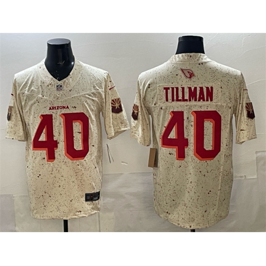Men's Arizona Cardinals #40 Pat Tillman 2025 F.U.S.E. “Rivalries” Vapor Untouchable Limited Stitched Jersey - Ujersey