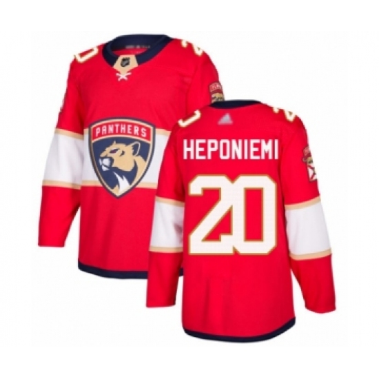 Men's Florida Panthers #20 Aleksi Heponiemi Authentic Red Home Hockey Jersey - Ujersey