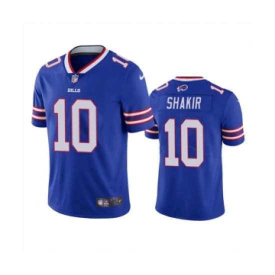 Men's Buffalo Bills #10 Khalil Shakir Blue Vapor Untouchable Limited Stitched Jersey - Ujersey