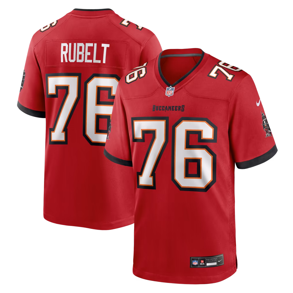 Men's Tampa Bay Buccaneers Paul Rubelt Nike Red Team Game Jersey - Ujersey
