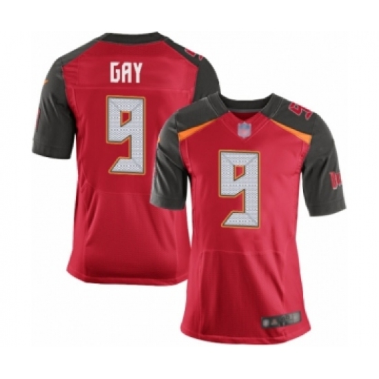 Men's Tampa Bay Buccaneers #9 Matt Gay Elite Red Team Color Football Jersey - Ujersey