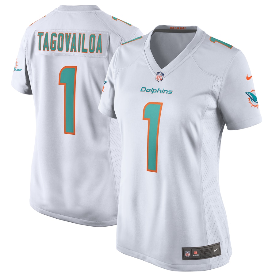 Women's Miami Dolphins Tua Tagovailoa Nike White Game Jersey - SUjersey01