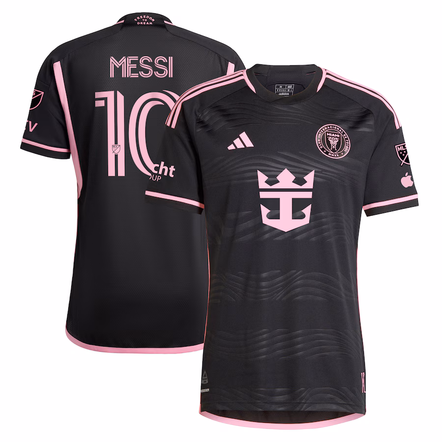 Men's Inter Miami CF Lionel Messi adidas Black 2024 La Noche Authentic Player Jersey - SUjersey01