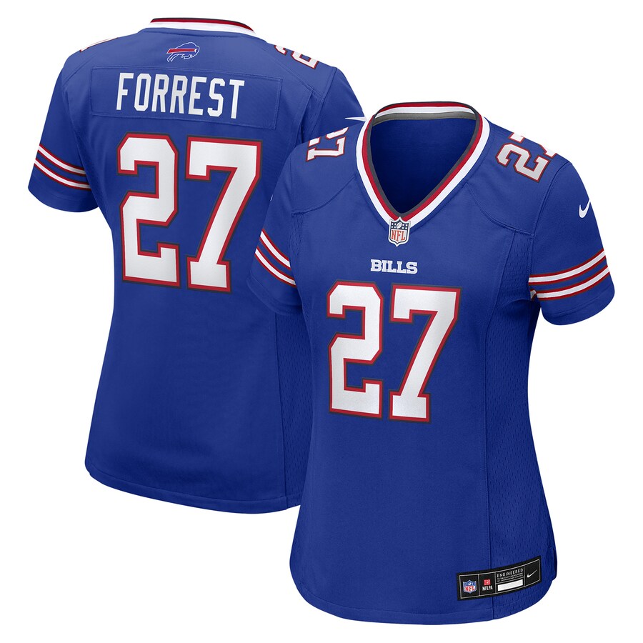 Women's Buffalo Bills Darrick Forrest Nike Royal Team Game Jersey - SUjersey01