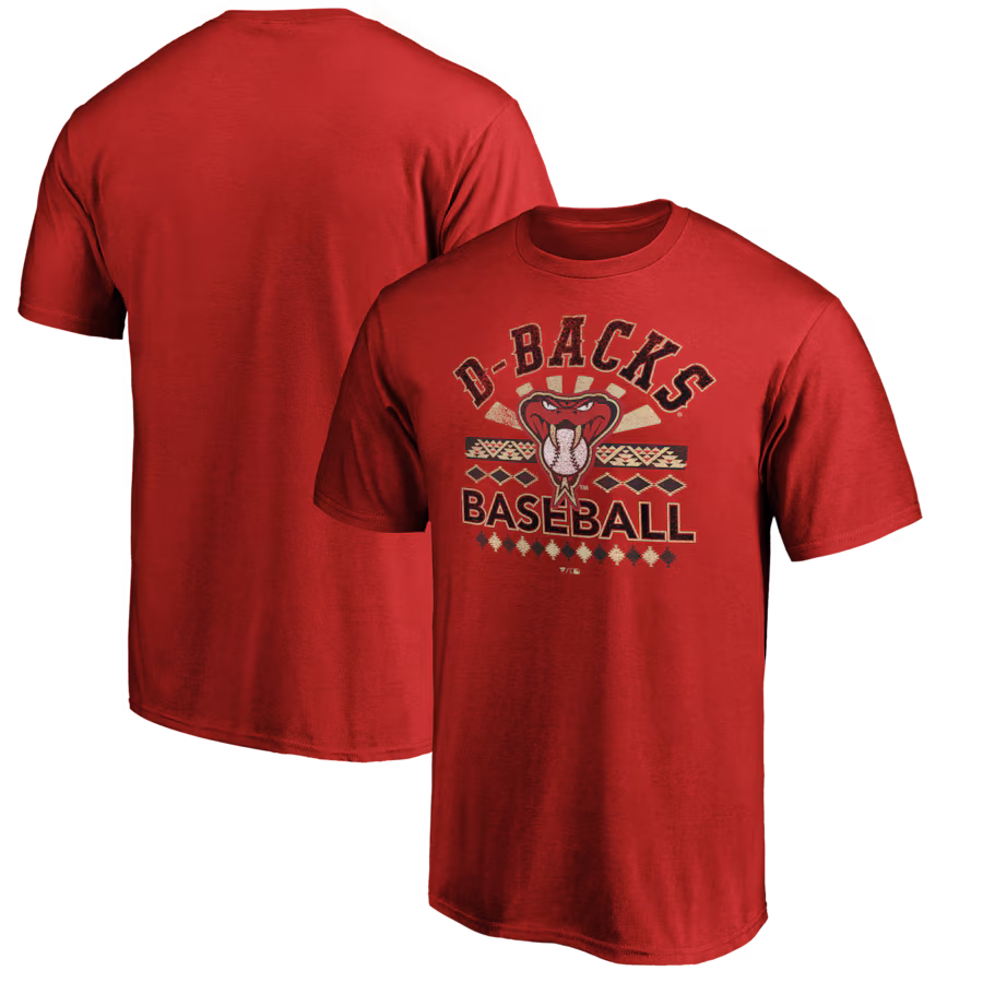 Men's Arizona Diamondbacks Red Team Adrenaline T-Shirt - SUjersey01