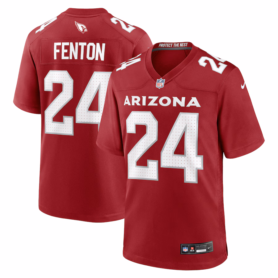 Men's Arizona Cardinals Rashad Fenton Nike Cardinal Game Player Jersey - SUjersey01