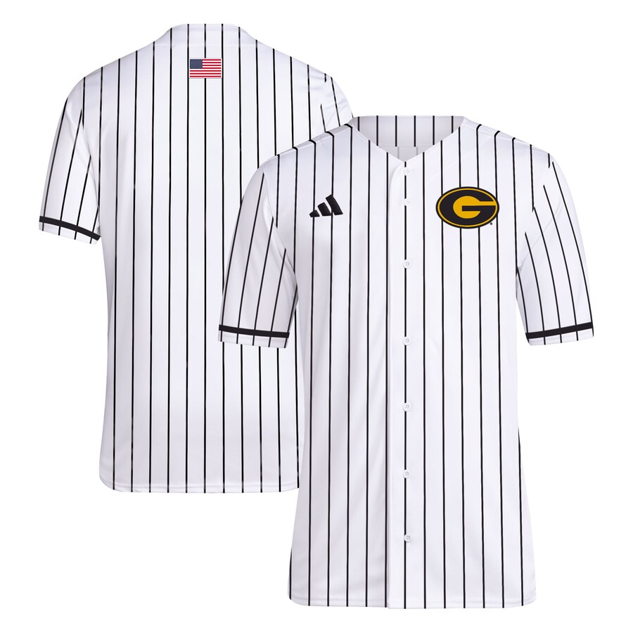 Men's adidas White Grambling Tigers Replica Baseball Jersey - SUjersey01