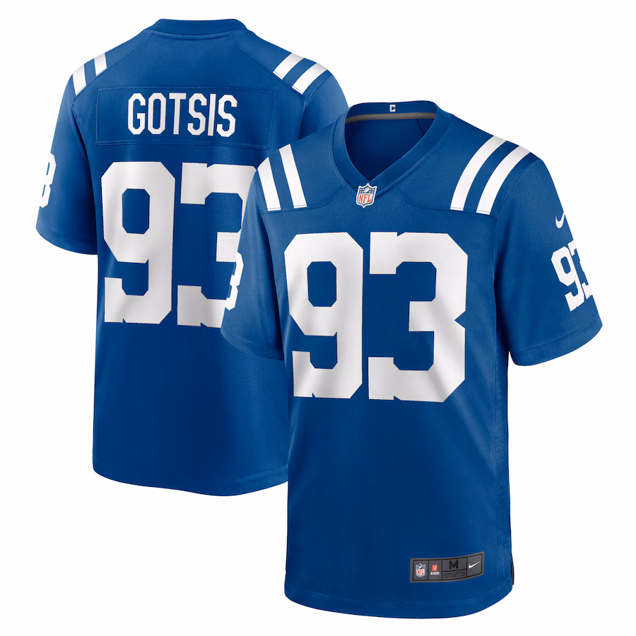 Men's Indianapolis Colts Adam Gotsis Nike Royal Team Game Jersey - SUjersey01