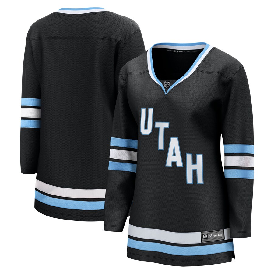 Women's Utah Hockey Club Fanatics Black Premier Breakaway Home Jersey - SUjersey01