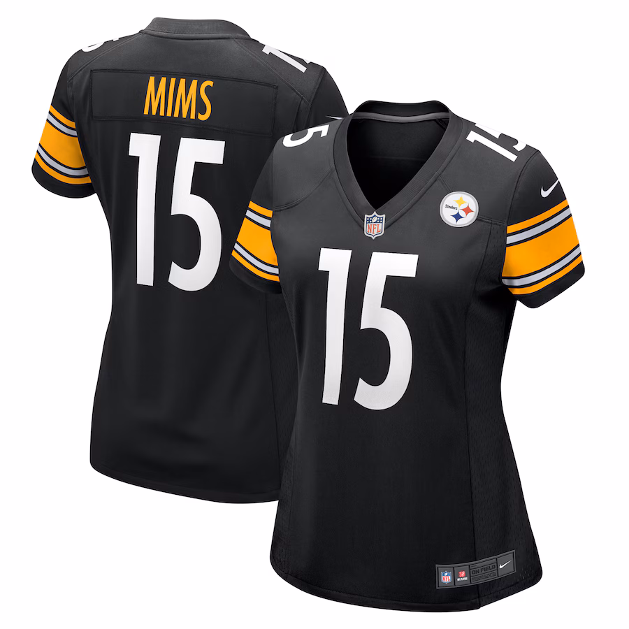 Women's Pittsburgh Steelers Denzel Mims Nike Black Game Jersey - SUjersey01