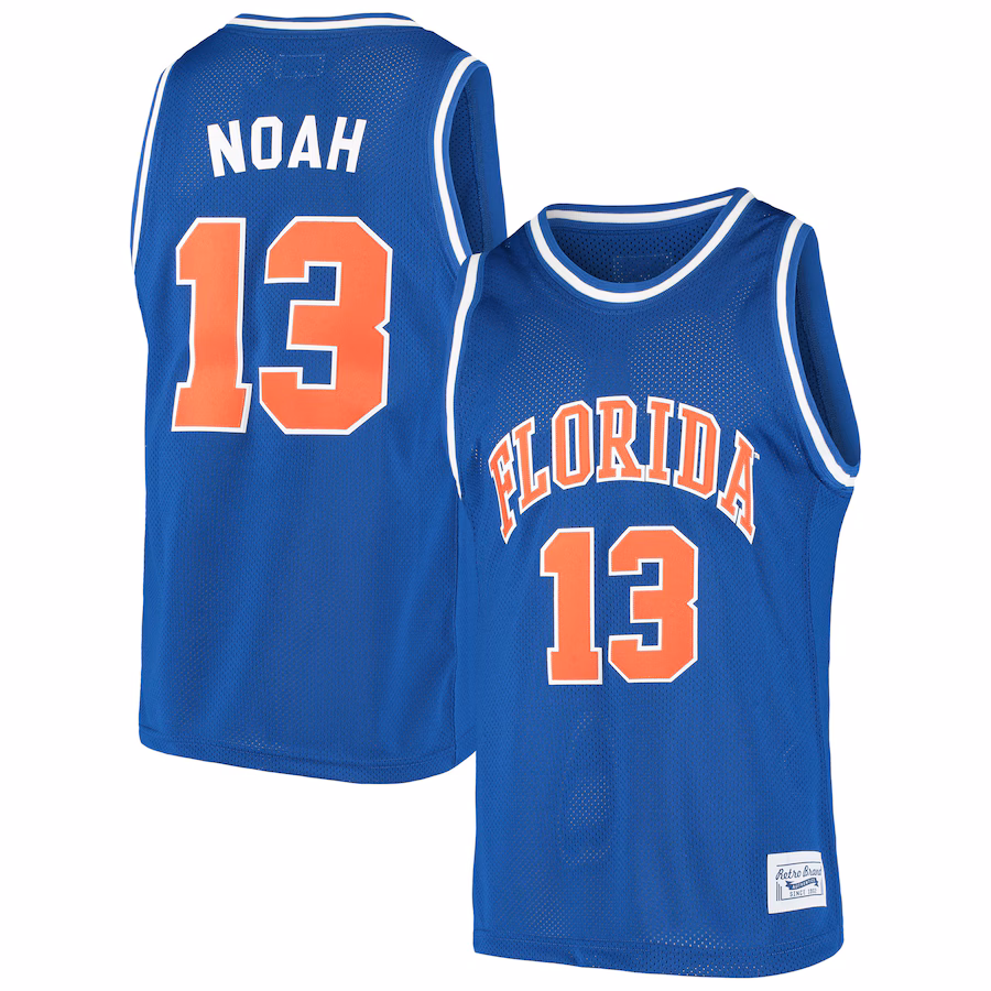 Men's Original Retro Brand Joakim Noah Royal Florida Gators Alumni Basketball Jersey - SUjersey01