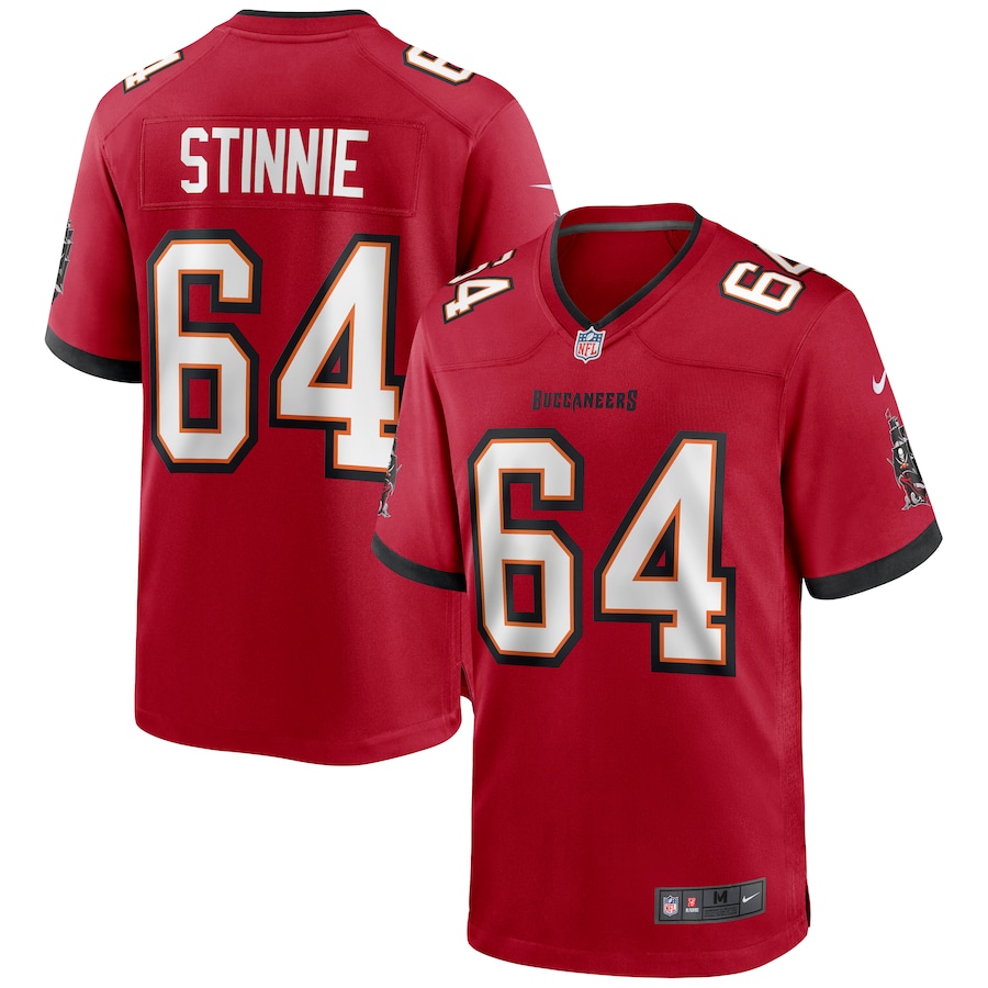 Men's Tampa Bay Buccaneers Aaron Stinnie Nike Red Game Jersey - SUjersey01