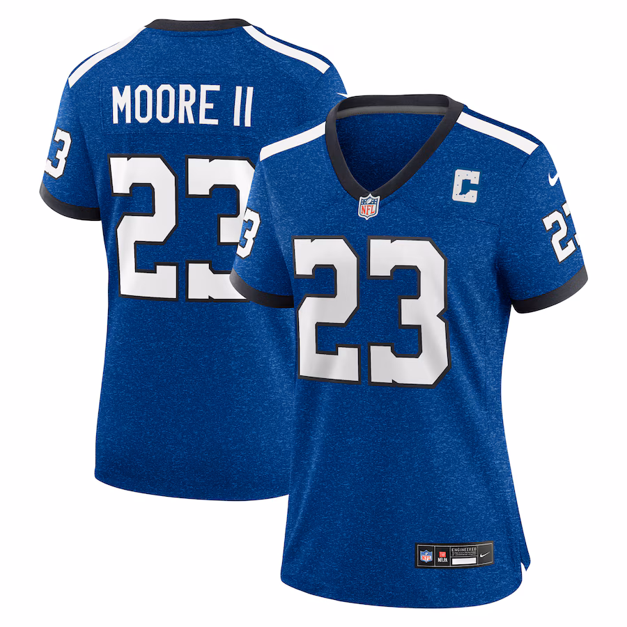 Women's Indianapolis Colts Kenny Moore II Nike Royal Indiana Nights Alternate Game Jersey - SUjersey01